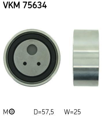 Polea tensora, correa distribución SKF VKM 75634